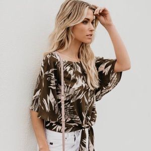 Vici Sweet Escape Tie Top